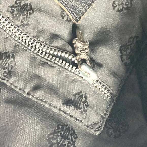 CHROME HEARTS FS tote Bag Tote Bag Shoulder Bag Leather Red - Picture 12 of 16